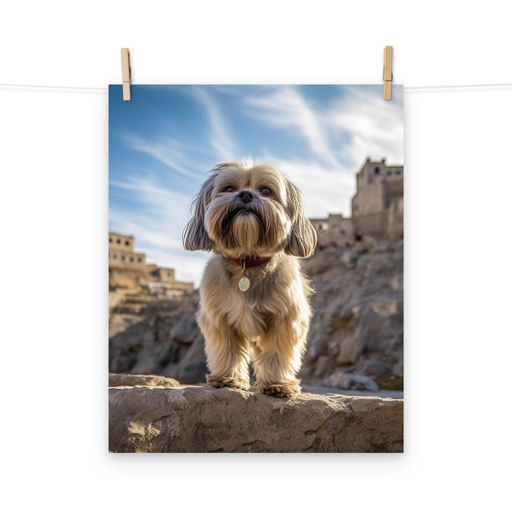 Lhasa Apso Photo paper poster - PosterfyAI.com