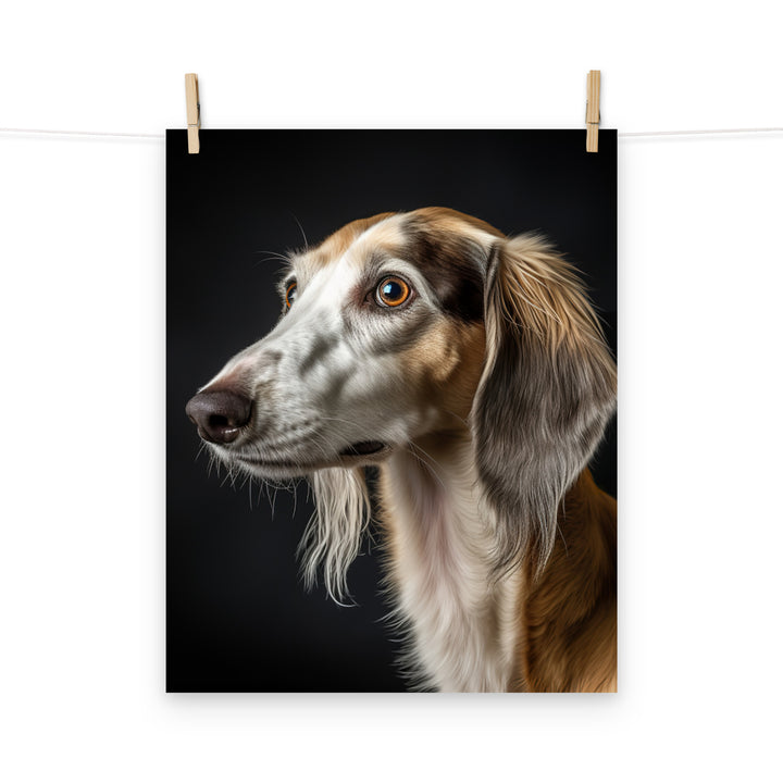 Saluki Photo paper poster - PosterfyAI.com
