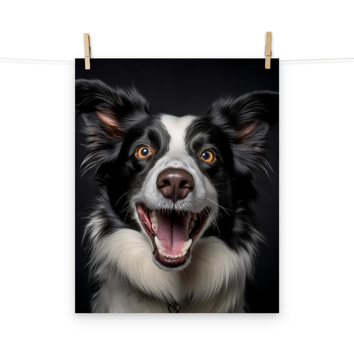 Border Collie Photo paper poster - PosterfyAI.com