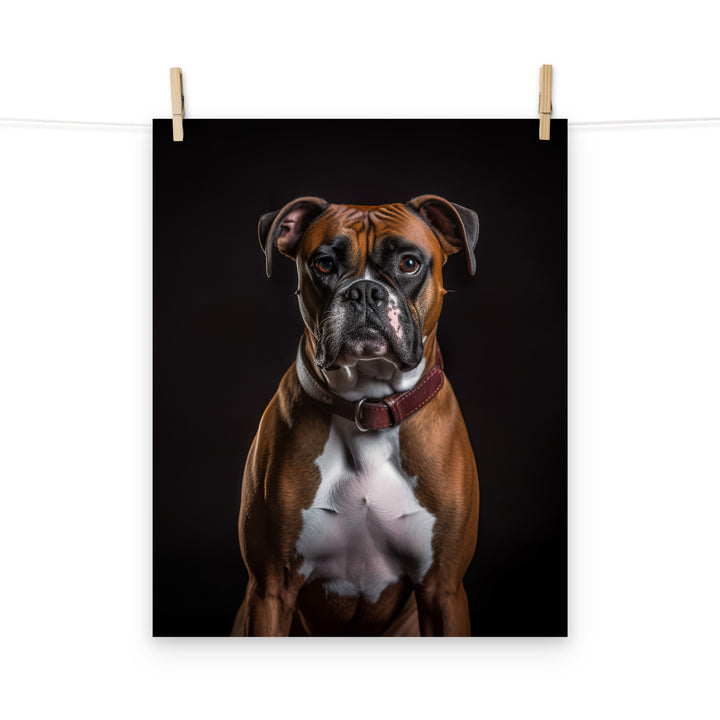 Boxer Photo paper poster - PosterfyAI.com
