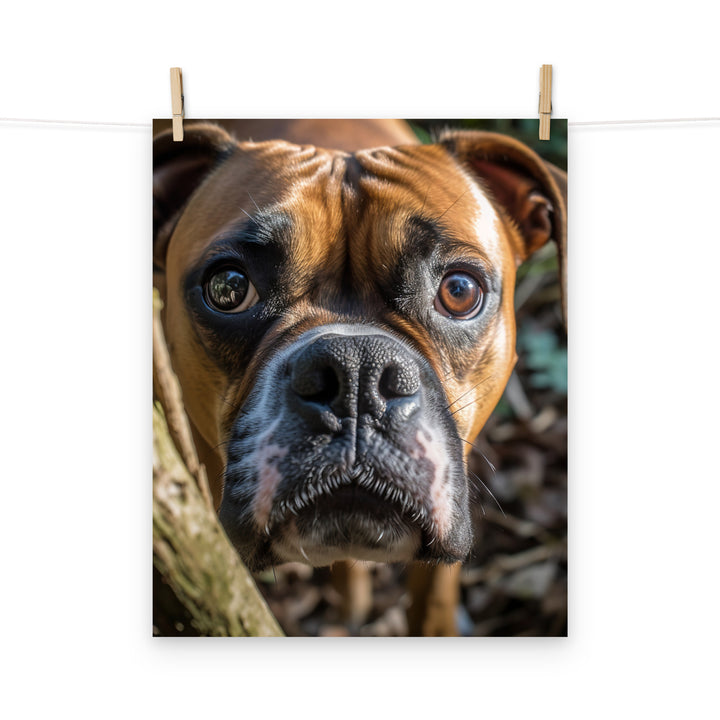Boxer Photo paper poster - PosterfyAI.com