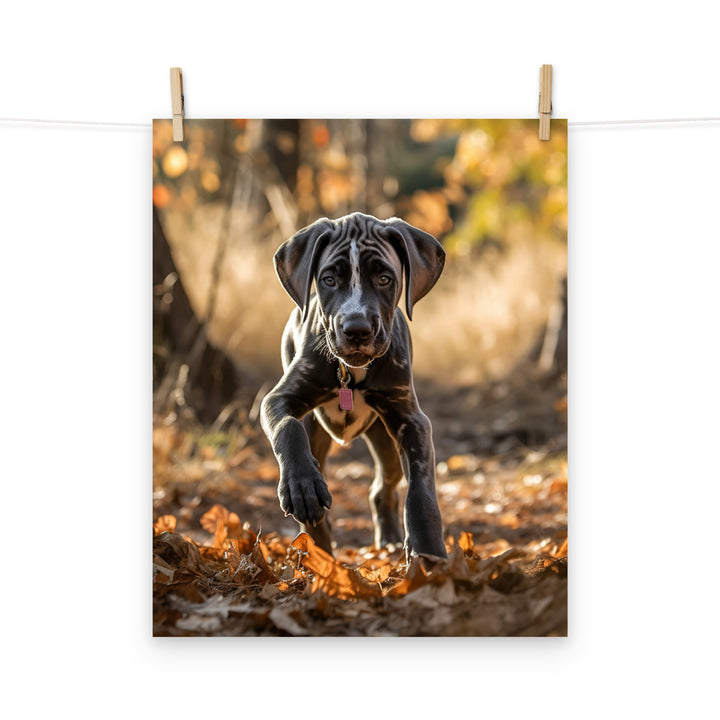 Great Dane Photo paper poster - PosterfyAI.com