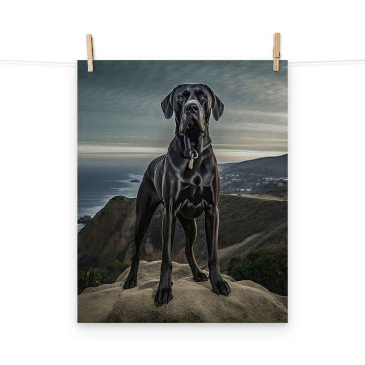 Great Dane Photo paper poster - PosterfyAI.com