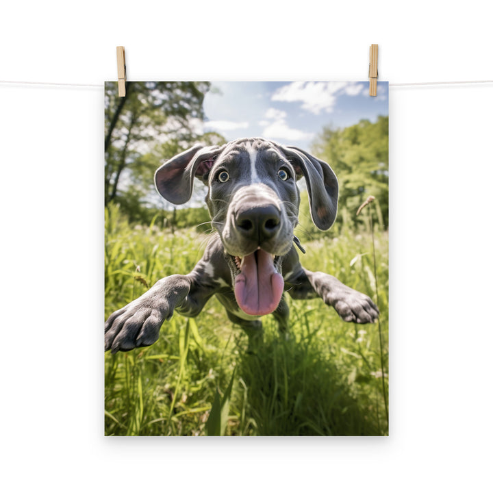 Great Dane Photo paper poster - PosterfyAI.com