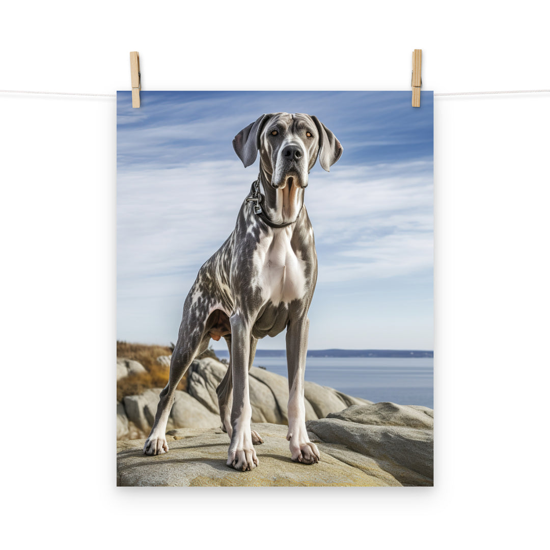 Great Dane Photo paper poster - PosterfyAI.com