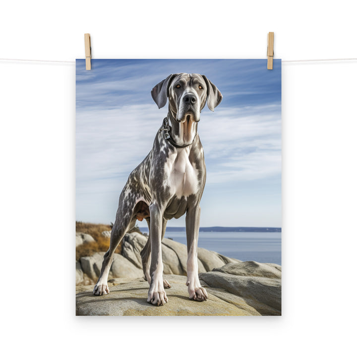 Great Dane Photo paper poster - PosterfyAI.com