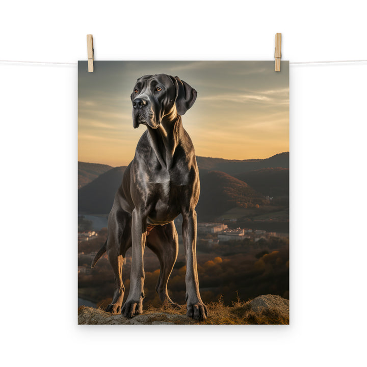 Great Dane Photo paper poster - PosterfyAI.com