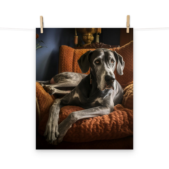 Great Dane Photo paper poster - PosterfyAI.com