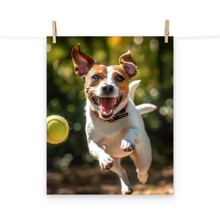 Jack Russell Terrier Photo paper poster - PosterfyAI.com