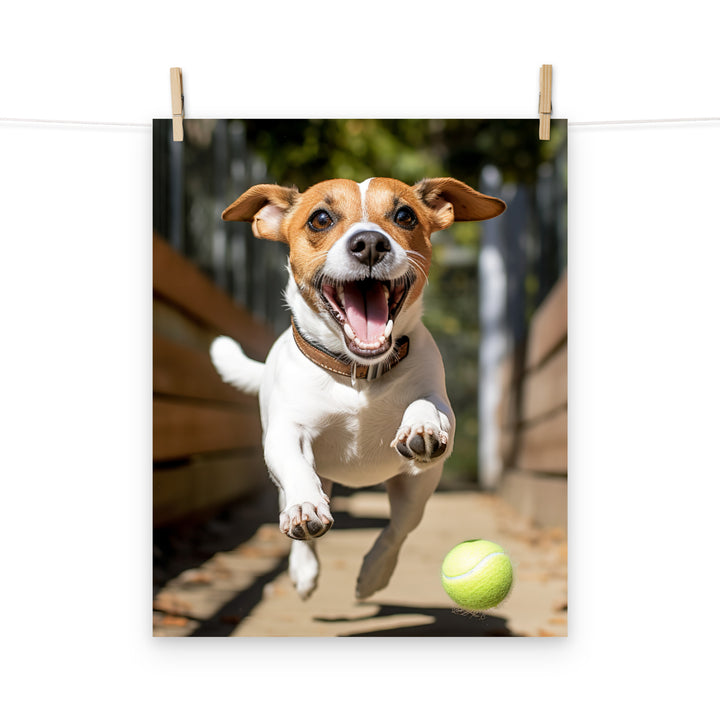 Jack Russell Terrier Photo paper poster - PosterfyAI.com