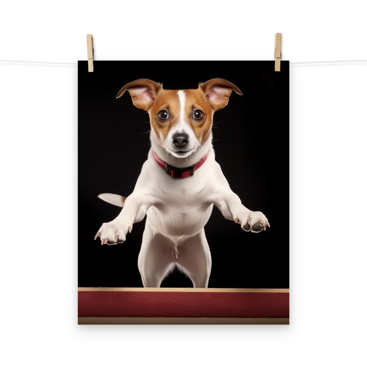 Jack Russell Terrier Photo paper poster - PosterfyAI.com