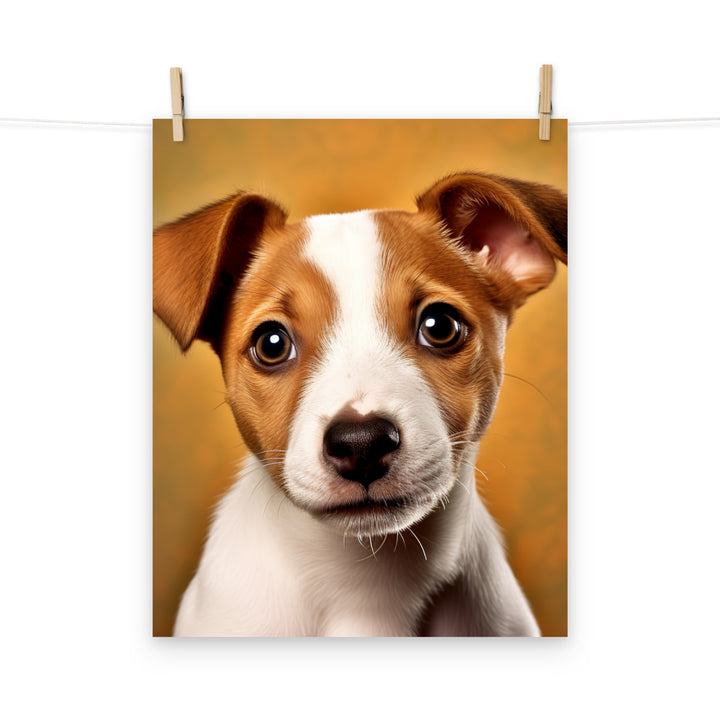 Jack Russell Terrier Photo paper poster - PosterfyAI.com