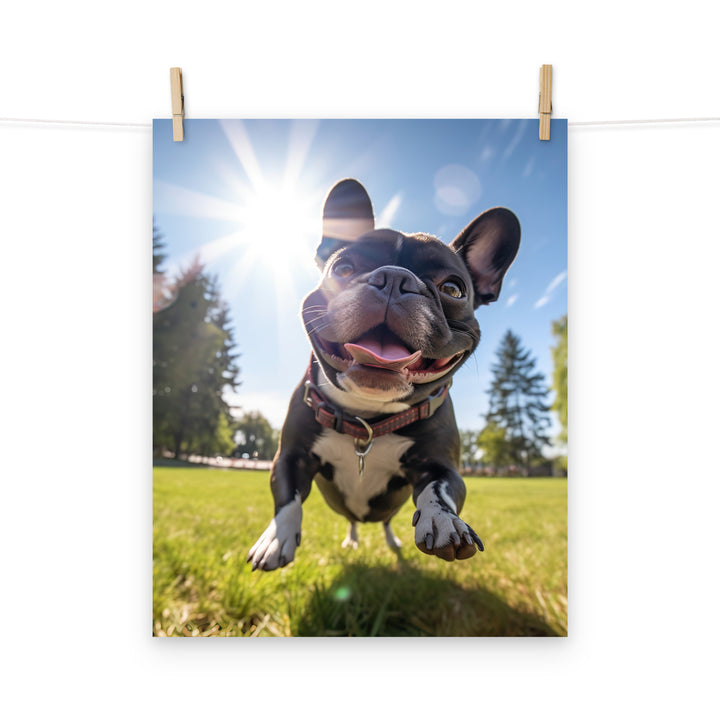 French Bulldog Photo paper poster - PosterfyAI.com