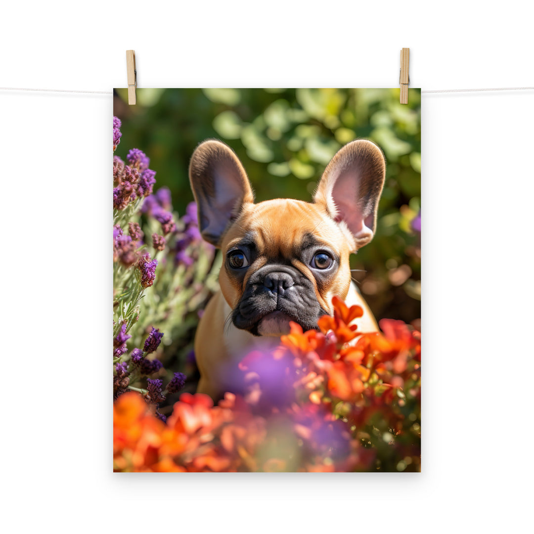 French Bulldog Photo paper poster - PosterfyAI.com