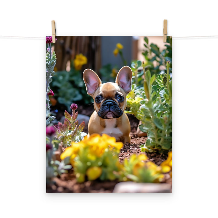 French Bulldog Photo paper poster - PosterfyAI.com
