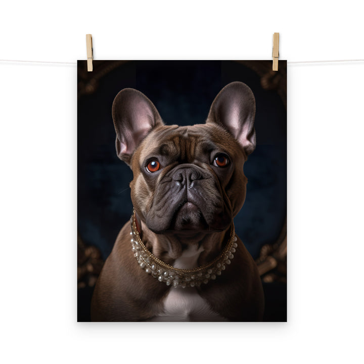 French Bulldog Photo paper poster - PosterfyAI.com
