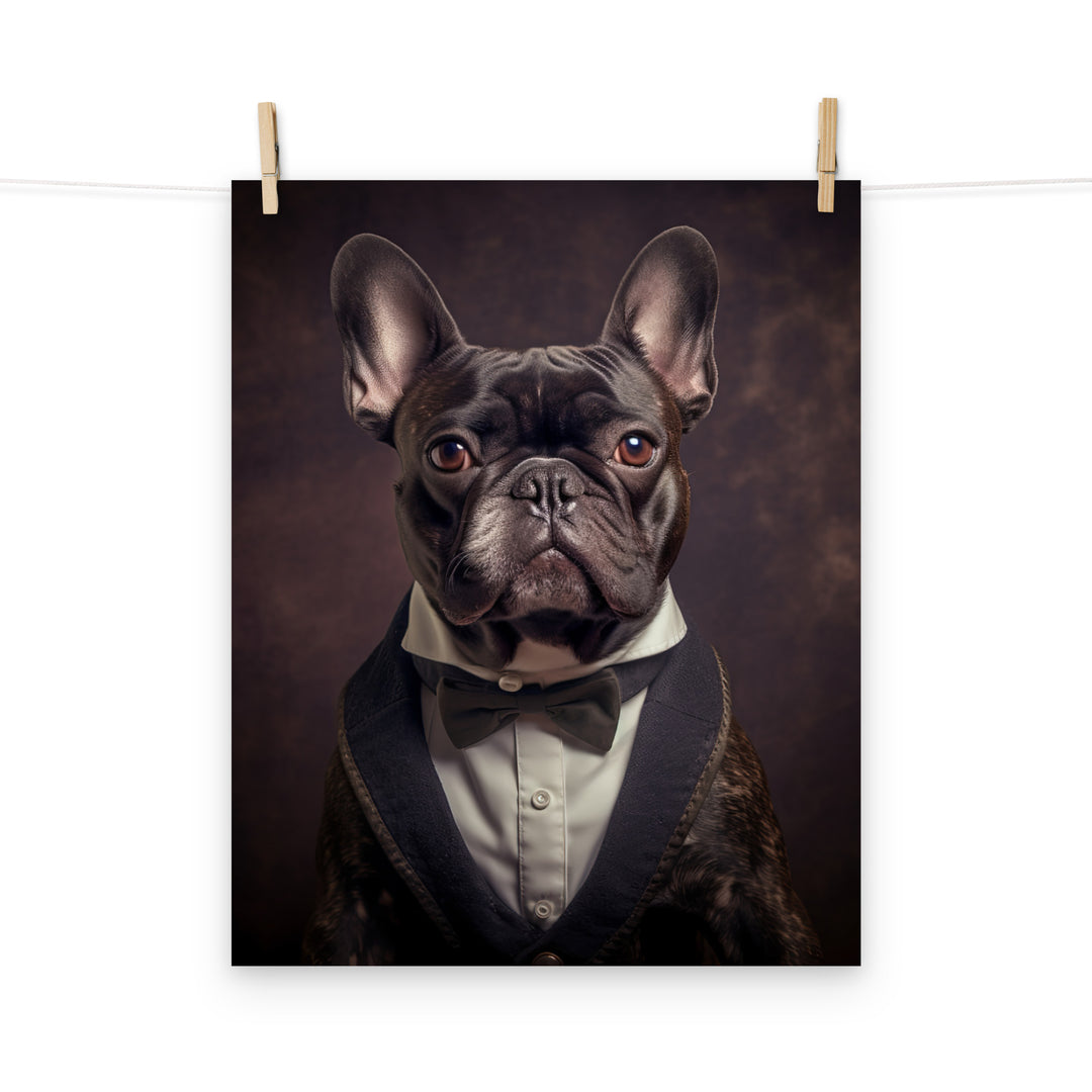 French Bulldog Photo paper poster - PosterfyAI.com