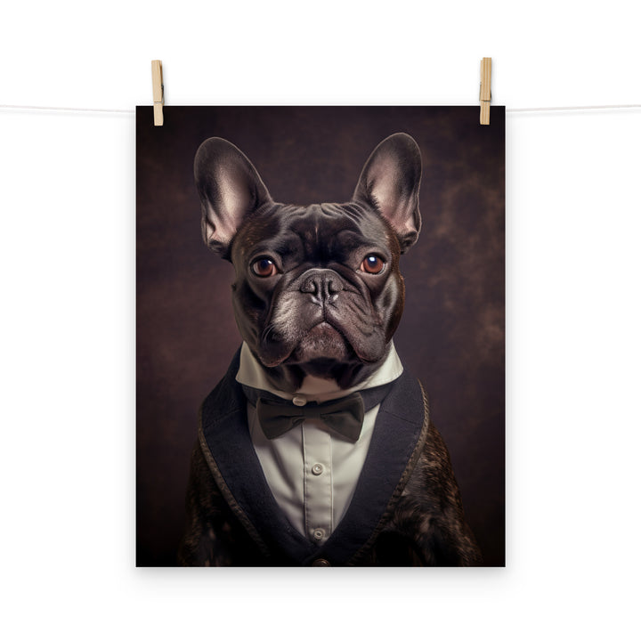French Bulldog Photo paper poster - PosterfyAI.com