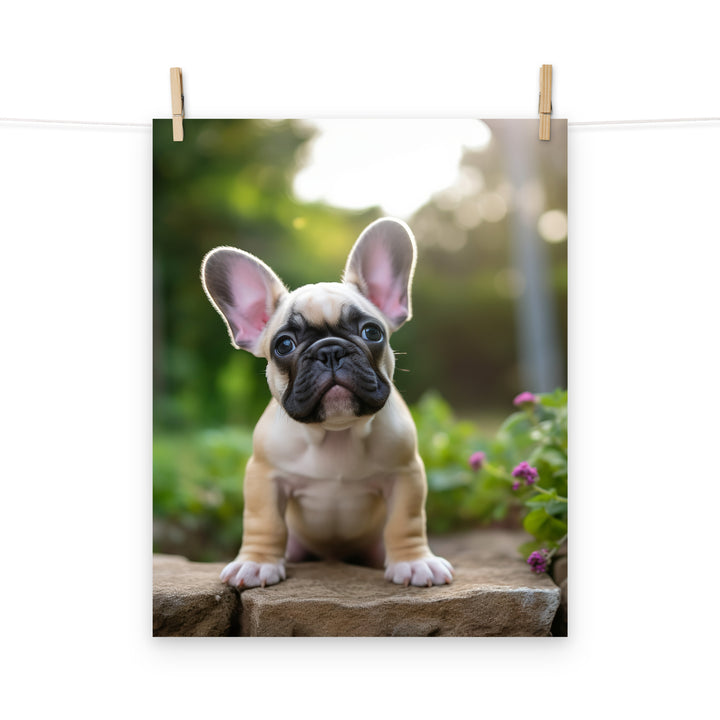 French Bulldog Photo paper poster - PosterfyAI.com
