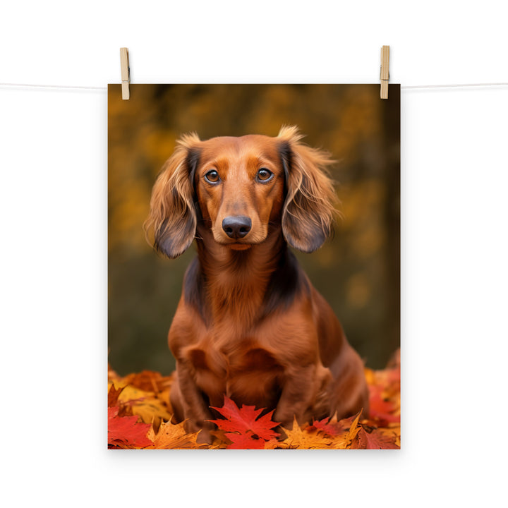 Dachshund Photo paper poster - PosterfyAI.com