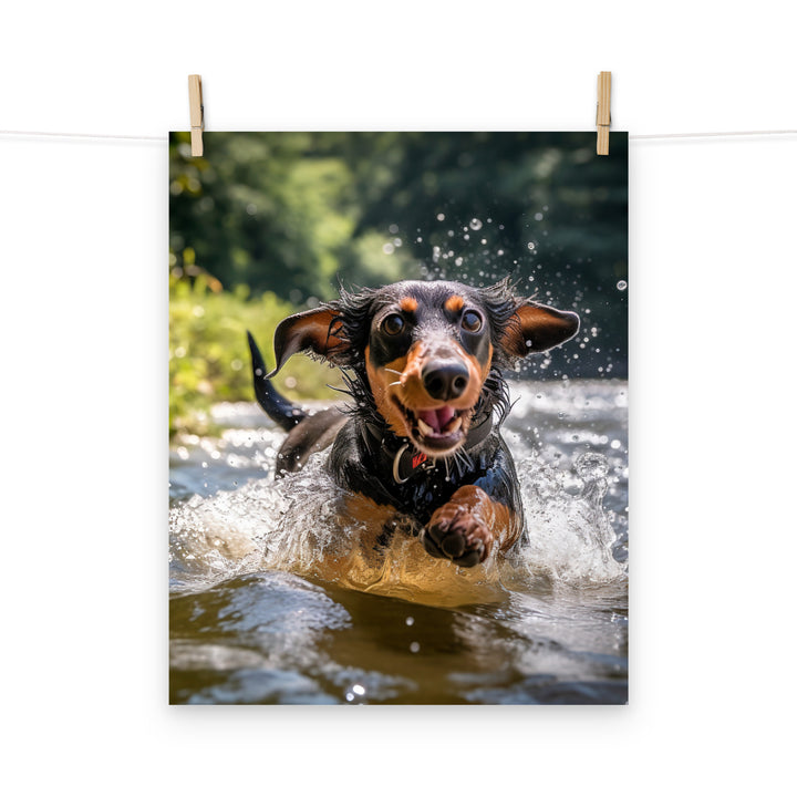 Dachshund Photo paper poster - PosterfyAI.com