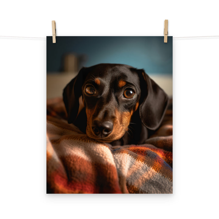 Dachshund Photo paper poster - PosterfyAI.com
