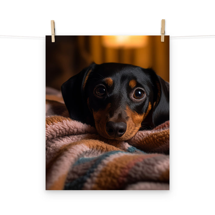 Dachshund Photo paper poster - PosterfyAI.com