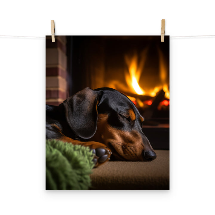 Dachshund Photo paper poster - PosterfyAI.com