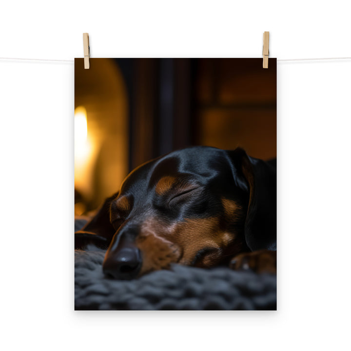 Dachshund Photo paper poster - PosterfyAI.com