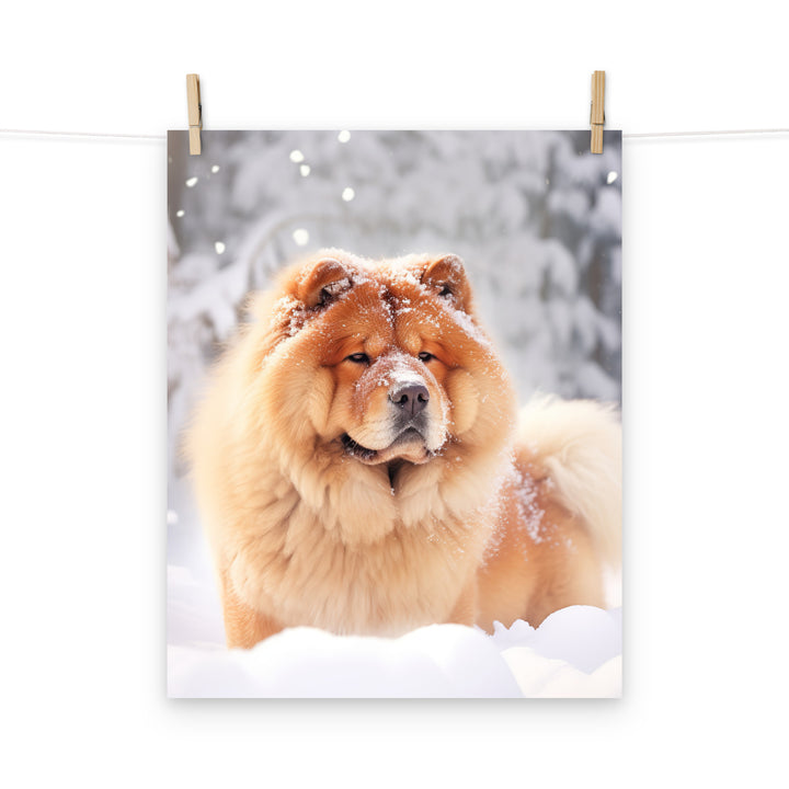 Chow Chow Photo paper poster - PosterfyAI.com