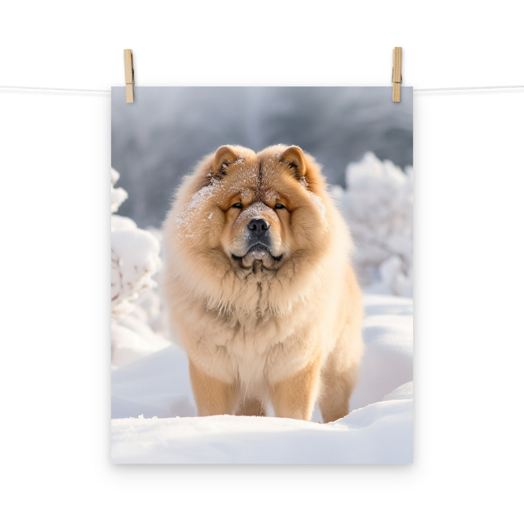 Chow Chow Photo paper poster - PosterfyAI.com