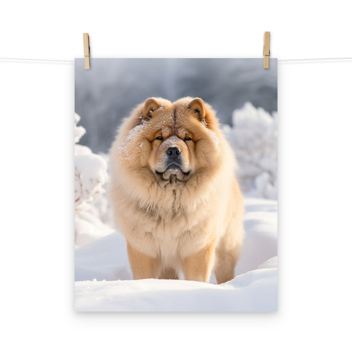 Chow Chow Photo paper poster - PosterfyAI.com