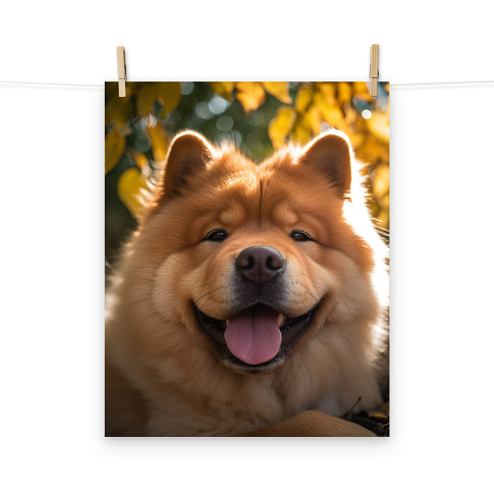 Chow Chow Photo paper poster - PosterfyAI.com