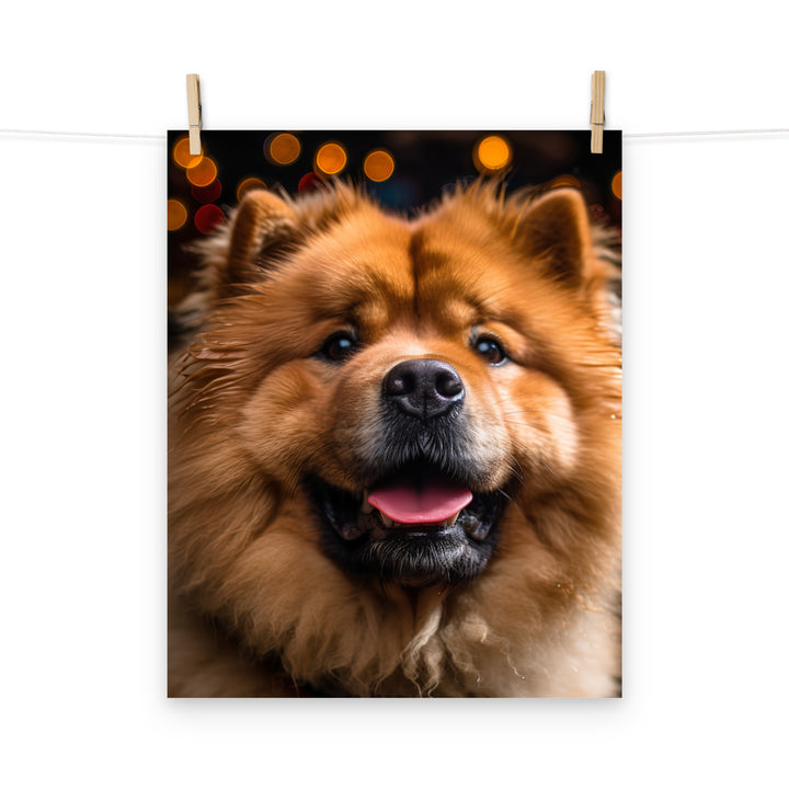 Chow Chow Photo paper poster - PosterfyAI.com
