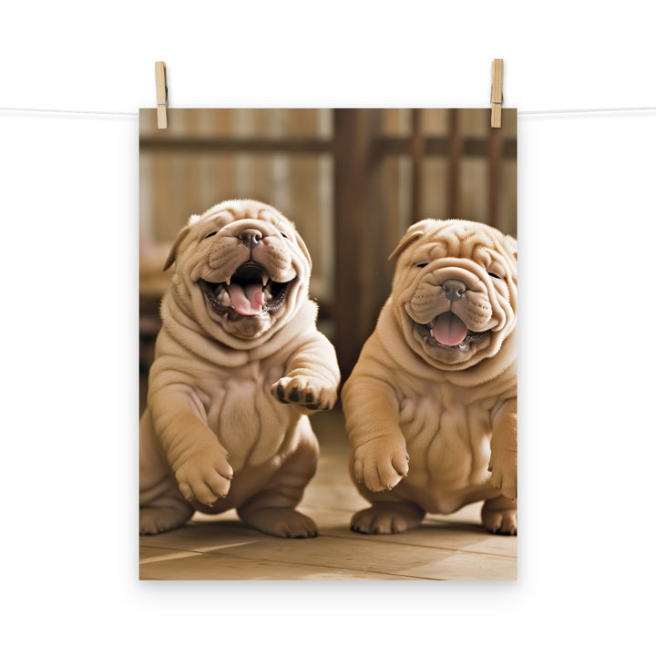 Shar Pei Photo paper poster - PosterfyAI.com
