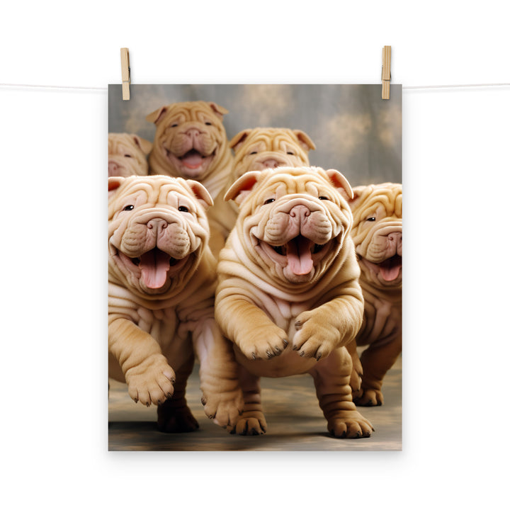 Shar Pei Photo paper poster - PosterfyAI.com