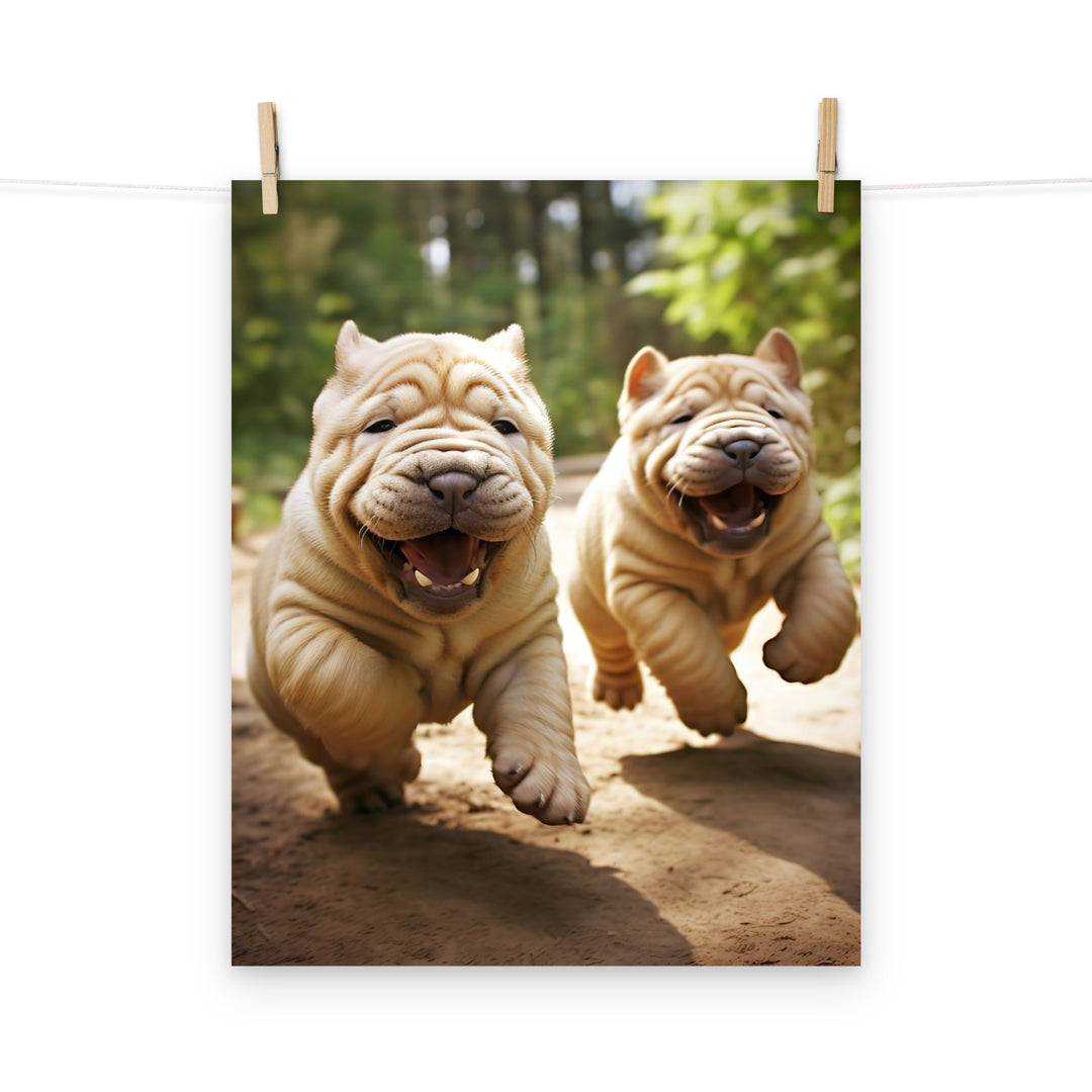 Shar Pei Photo paper poster - PosterfyAI.com