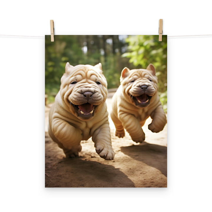 Shar Pei Photo paper poster - PosterfyAI.com