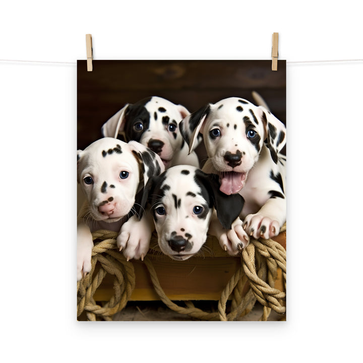 Dalmatian Photo paper poster - PosterfyAI.com