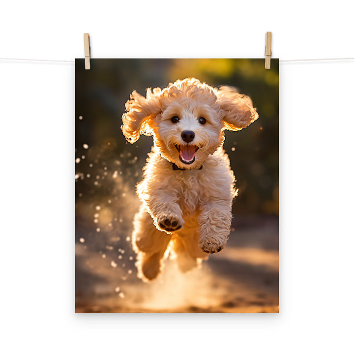 Poodle Photo paper poster - PosterfyAI.com