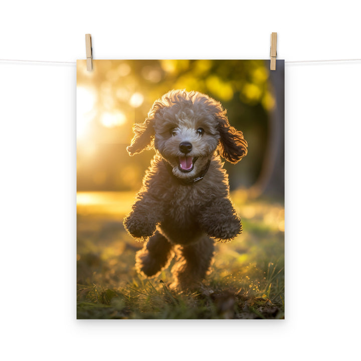 Poodle Photo paper poster - PosterfyAI.com