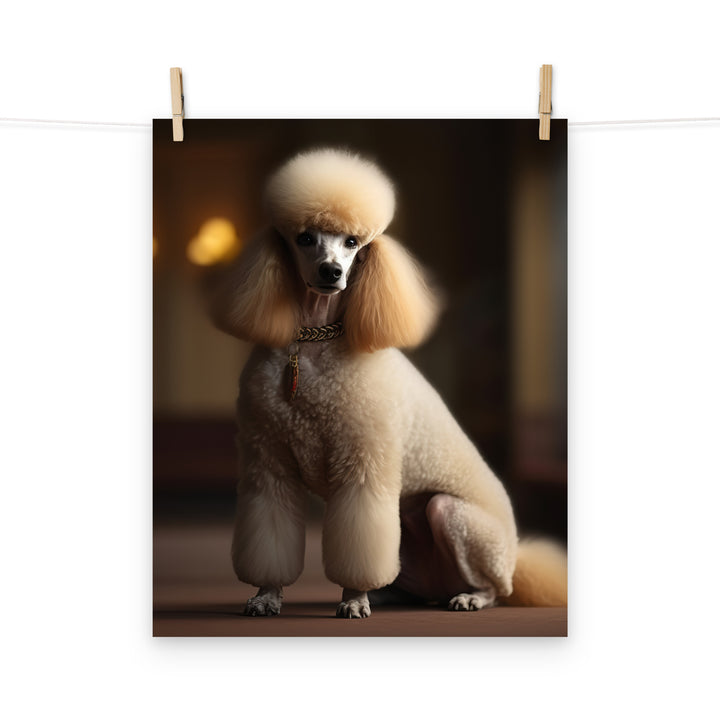 Poodle Photo paper poster - PosterfyAI.com