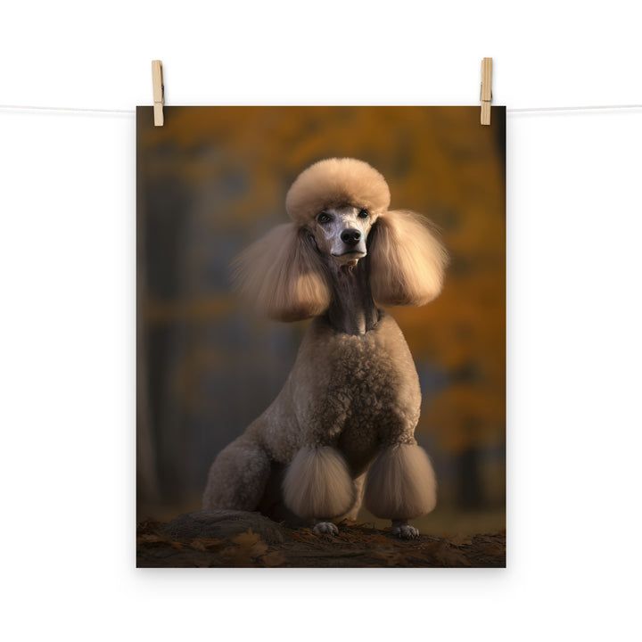Poodle Photo paper poster - PosterfyAI.com