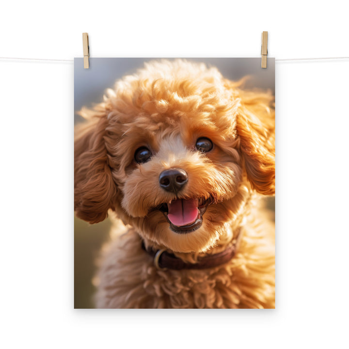 Poodle Photo paper poster - PosterfyAI.com
