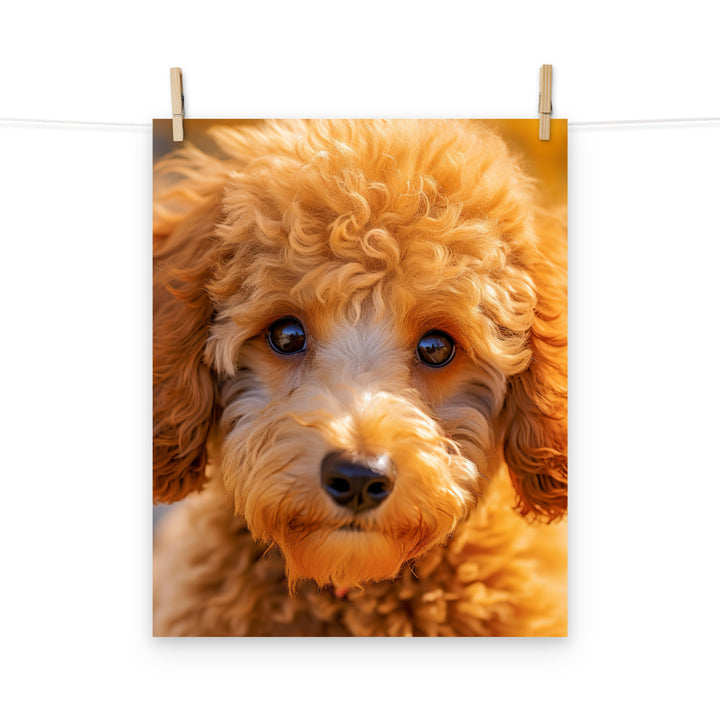 Poodle Photo paper poster - PosterfyAI.com