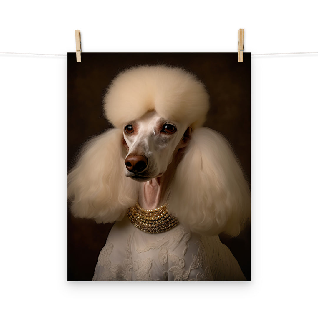 Poodle Photo paper poster - PosterfyAI.com