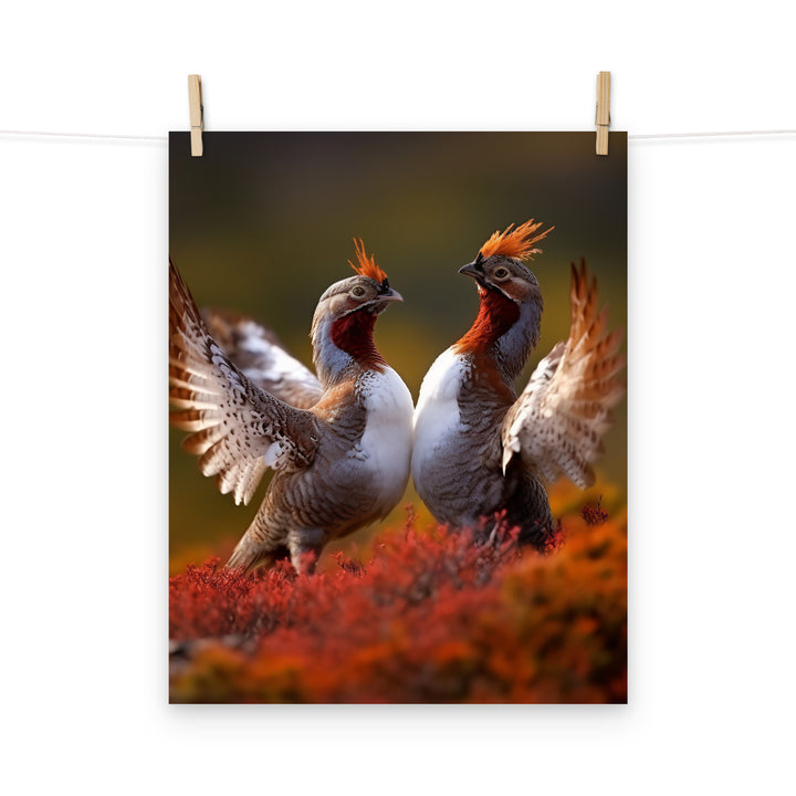 Grouse Photo paper poster - PosterfyAI.com