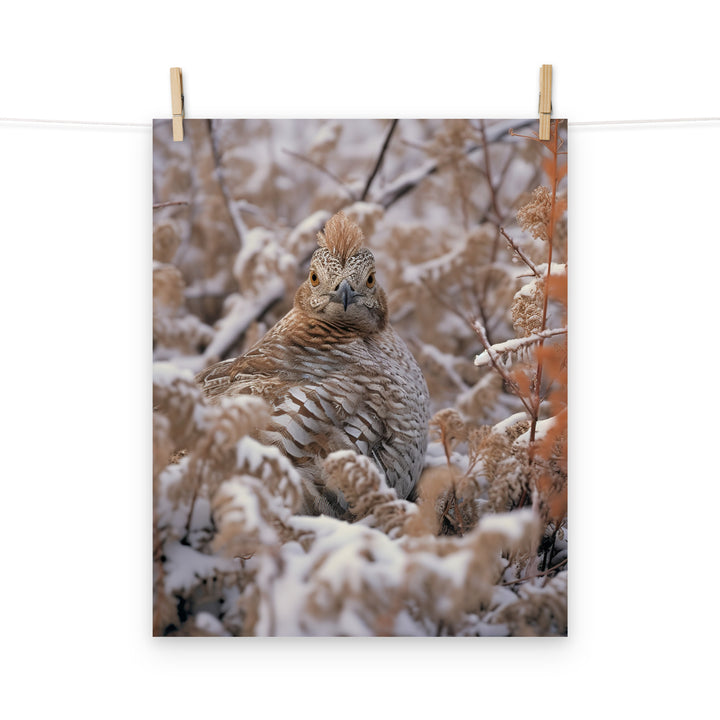Grouse Photo paper poster - PosterfyAI.com