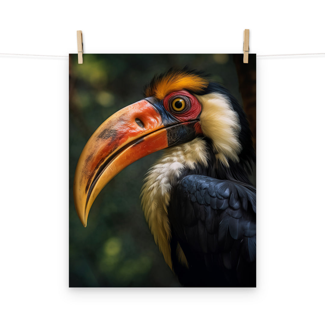 Hornbill Photo paper poster - PosterfyAI.com