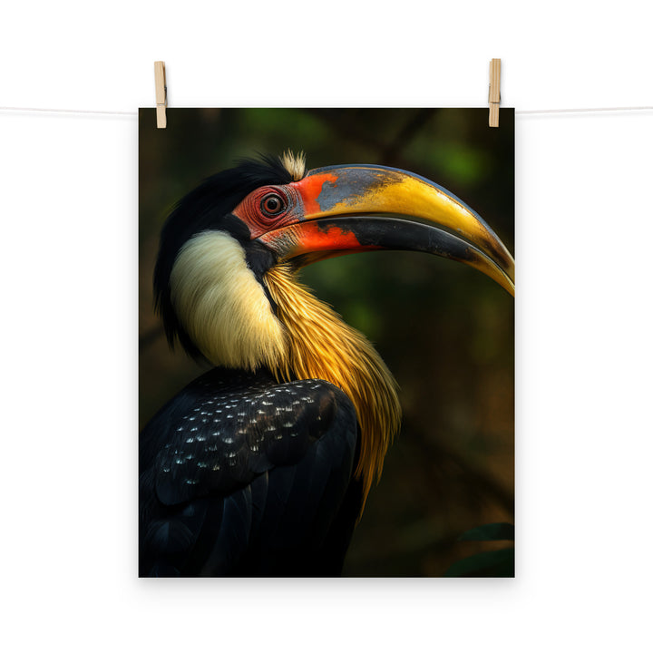 Hornbill Photo paper poster - PosterfyAI.com